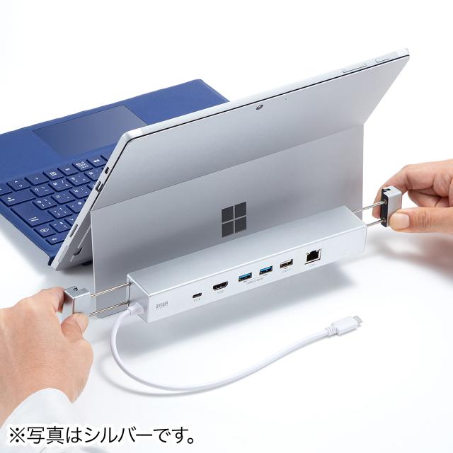 Surface専用ドッキングステーション USB Type-C接続 4K/30Hz
