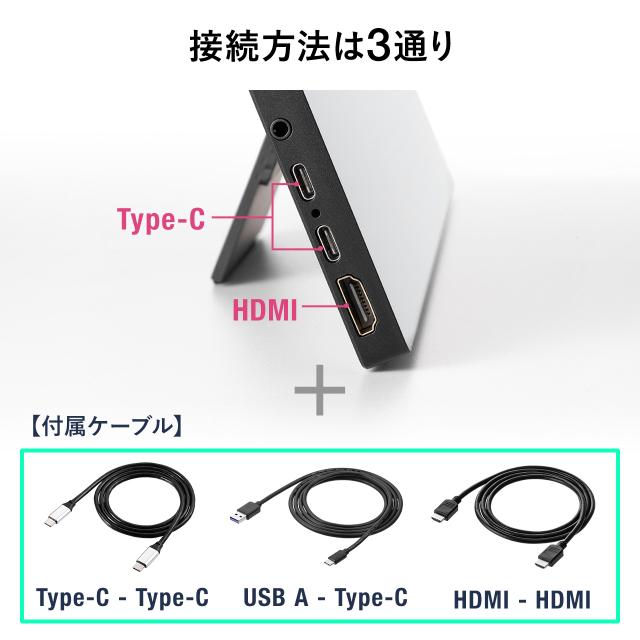 Amazon.co.jp: モバイルモニター、15.6インチFHD 1920 * 1080