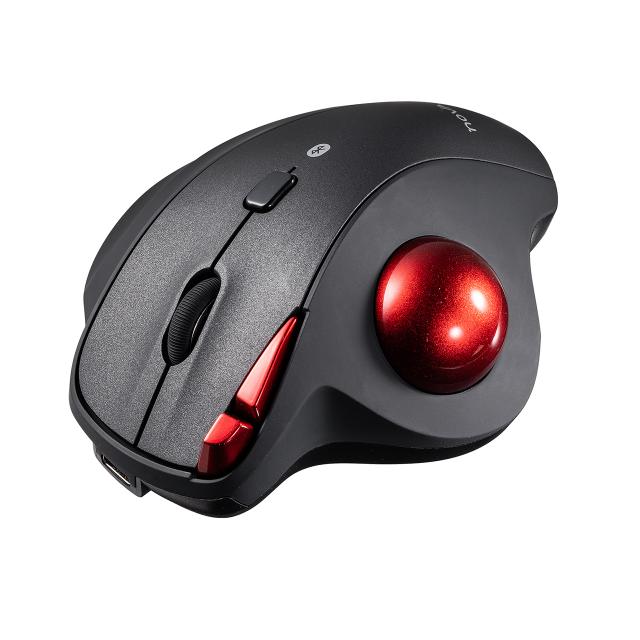 トラックボールマウス Bluetoothトラックボール 静音 5ボタン 充電式