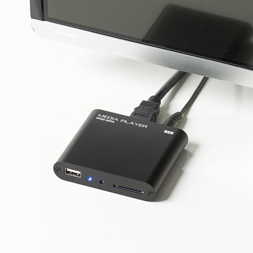 4K メディアプレーヤー HDMI接続 SDカード USBメモリ 動画 写真 音楽