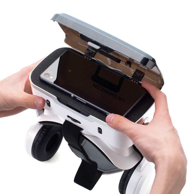 VRゴーグル Bluetoothリモコン一体型 スマートフォン iPhone 動画視聴 ヘッドマウント VRヘッドセット[400-MEDIVR8]の通販はau  PAY マーケット - サンワダイレクト