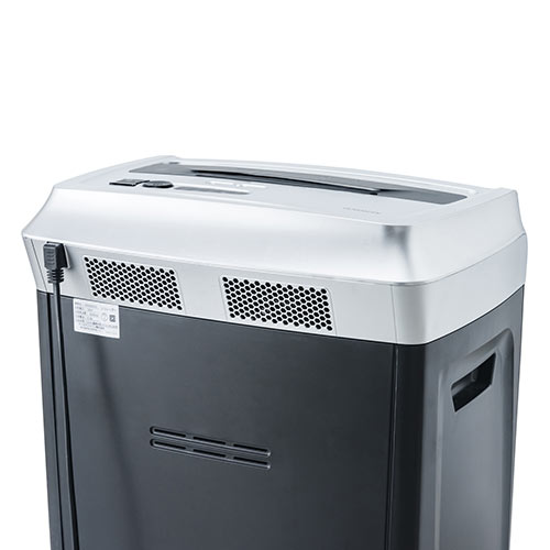 電動シュレッダー 業務用 クロスカット 4×40mm 20枚細断 連続120分 CD