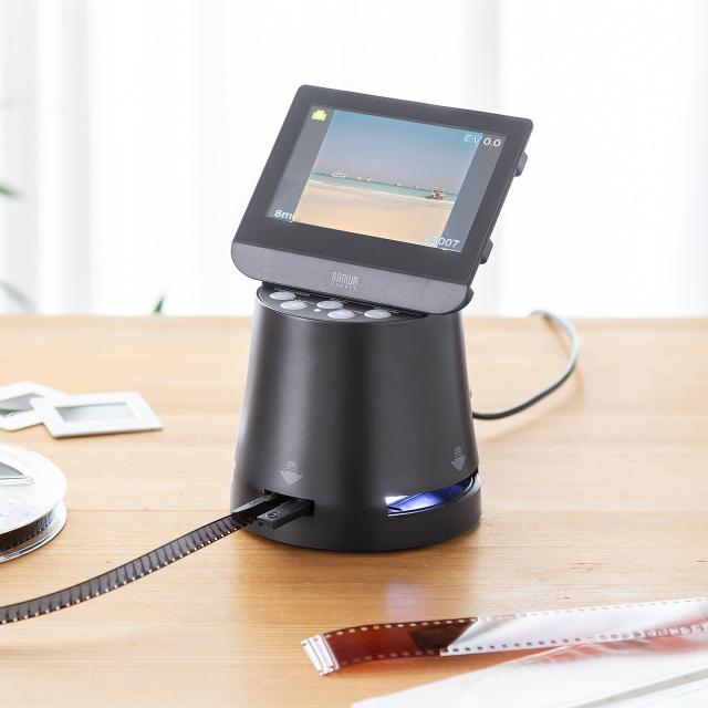 サンワダイレクト フィルムスキャナー APS 400-SCN066 フィルムスキャナー APSフィルム対応 高画質 ネガ ポジ デジタル