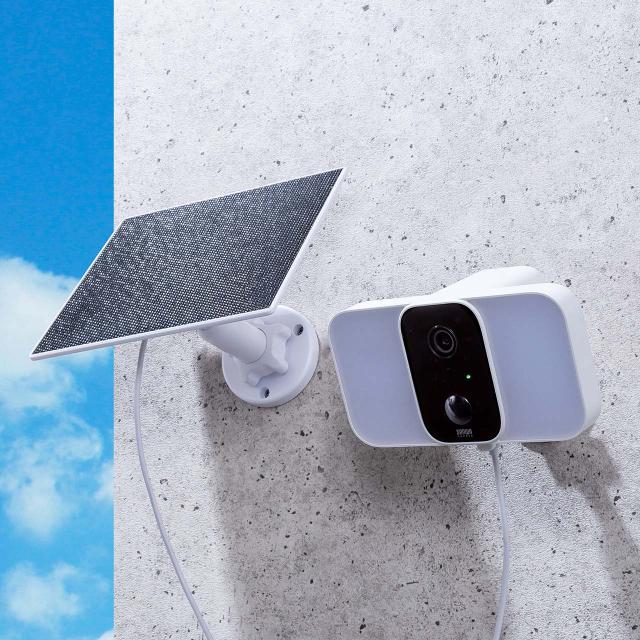 ネットワークカメラ 屋外用 IP65 電源不要 ソーラー付 LEDライト搭載 Wi-Fi 無線 防犯 夜間撮影 動体検知 相互音声会話 microSDカード録画 スマホ通知 ホワイト[400-SSA007]_19