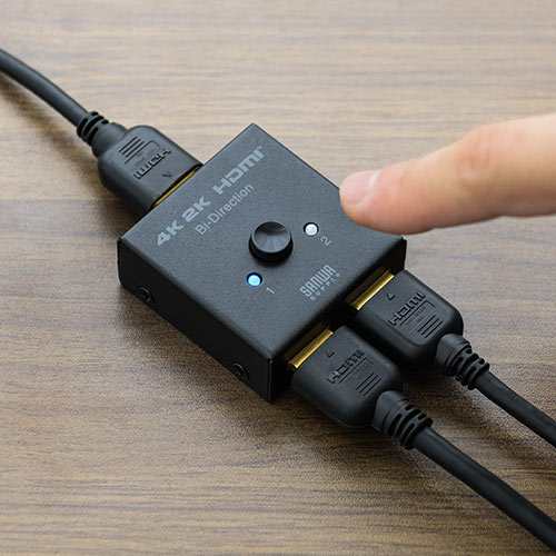 Hdmiセレクター 4k 双方向 2入力1出力 1入力2出力 Hdmi切替器 400 Sw028 の通販はau Pay マーケット サンワダイレクト