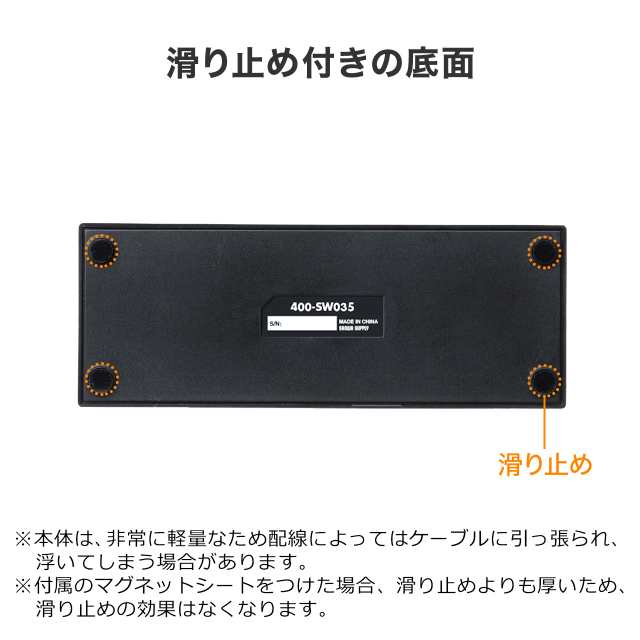 HDMIセレクター 3入力1出力 4K/60Hz HDR HDCP2.2 自動/手動切り替え HDMI切替器[400-SW035]の通販はau PAY  マーケット - サンワダイレクト