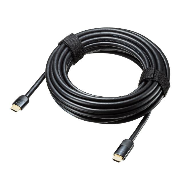 HDMIケーブル 10m アクティブイコライザ搭載 4K/60Hz 18Gbps HDMI2.0