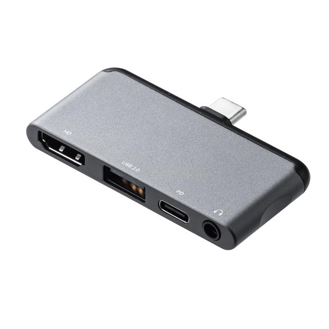 Ipad Pro Usb Type Cハブ 4k 60hz Hdr対応 Hdmi端子 3 5mmステレオミニジャック Usb Pd 500 Kc036cmh の通販はau Pay マーケット サンワダイレクト