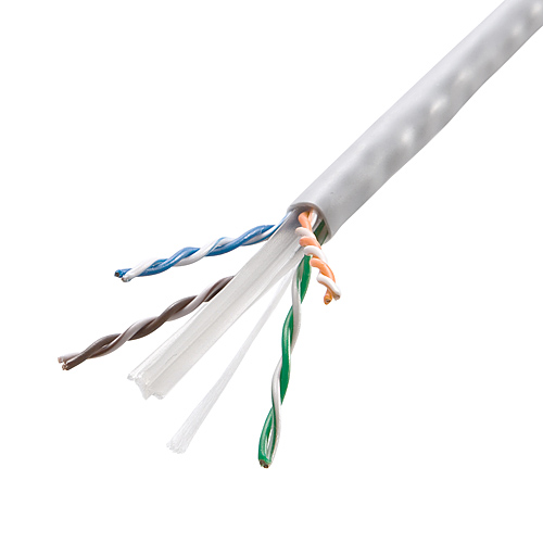 Cat6 LANケーブル 自作用 100m 単線 UTP ケーブルのみ [500-LAN6-CB100]_3