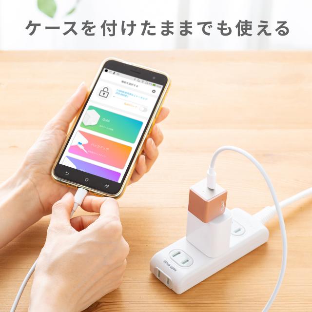 Qubii EX 512GB Type-C接続 PD60W 高速充電 iOS Android 自動バックアップ パソコン不要 容量不足解消 iPad iPhone15対応 ローズゴールド ブルー ホワイト[600-IPLBC512G]_15