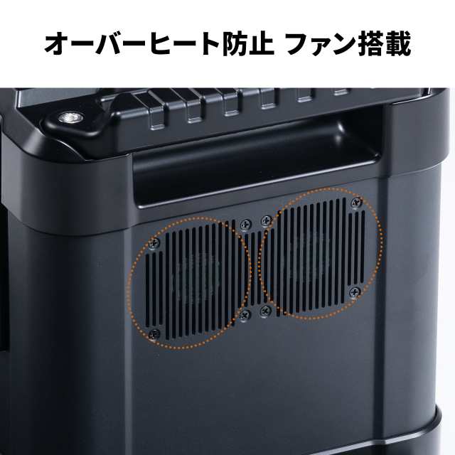 ポータブル電源 大容量 1120Wh AC出力対応 PD60W リン酸鉄リチウムイオン電池 モバイルバッテリー ポタ電[700-BTL052]