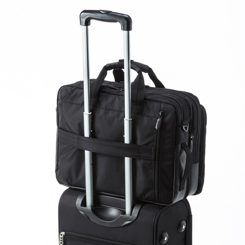 3WAYビジネスバッグ 5cmマチ拡張 15.6型ノートPC収納 タブレット収納