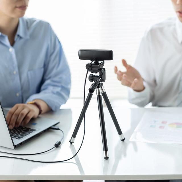 WEB会議カメラ 超広角150度ワイドレンズ 100万画素 ブラック 3m ロングケーブル[CMS-V43BK-3]_3