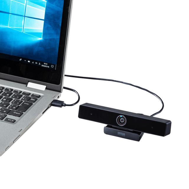 広角レンズ WEBカメラ 会議用 USB接続[CMS-V51BK]_9