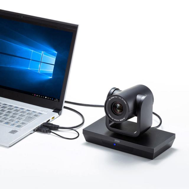 ビデオ会議用カメラ 10倍ズーム 210万画素 USB接続 Zoom Microsoft Teams[CMS-V54BK]_2