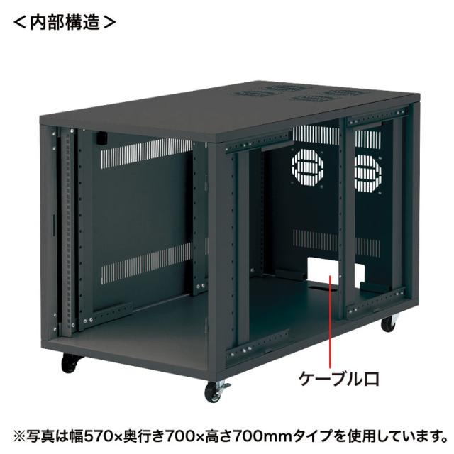 19インチ サーバーボックス 9U[CP-SVNC3]_4