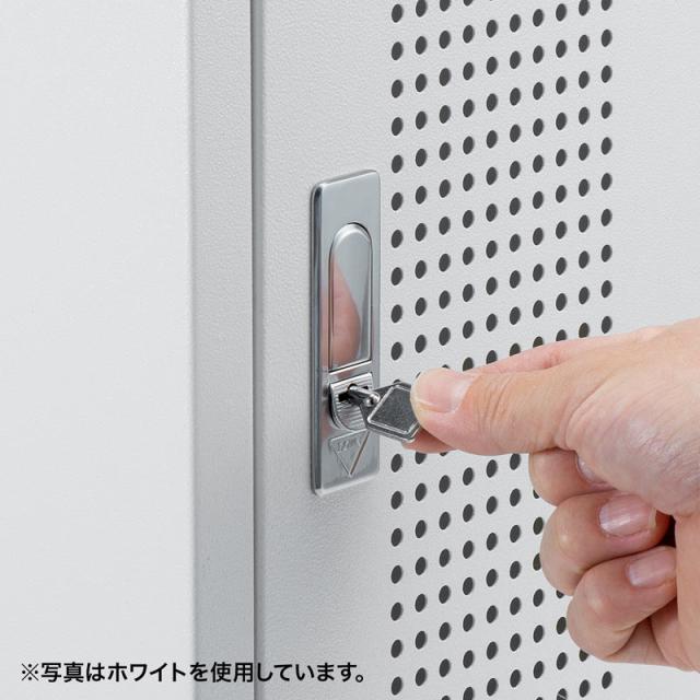 キャスター付きハブボックス 2U ブラック[CP-THBOX2UBK]_8