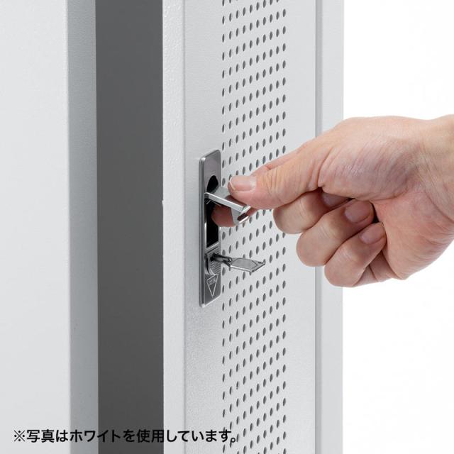 キャスター付きハブボックス 2U ブラック[CP-THBOX2UBK]_9