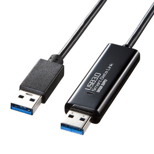 ドラッグ＆ドロップ対応 USB3.0 リンクケーブル Mac Windows 対応） KB-USB-LINK4]