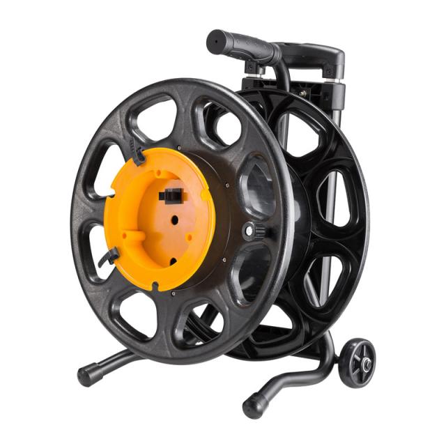 ケーブルリール 伸縮ハンドル、キャスター付き[LAN-TL21]の通販は