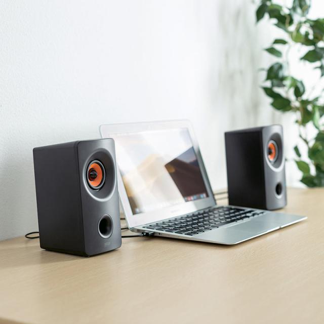 Bluetooth対応 アンプ内蔵スピーカー 10W出力 USB接続 3.5mm ステレオ