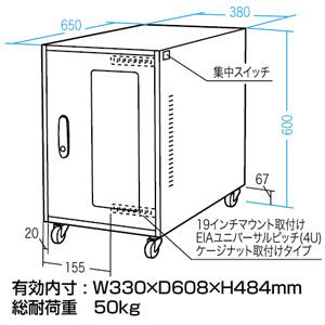 CPU用簡易防塵ボックス W380×D650mm[MR-FACP1N]_1
