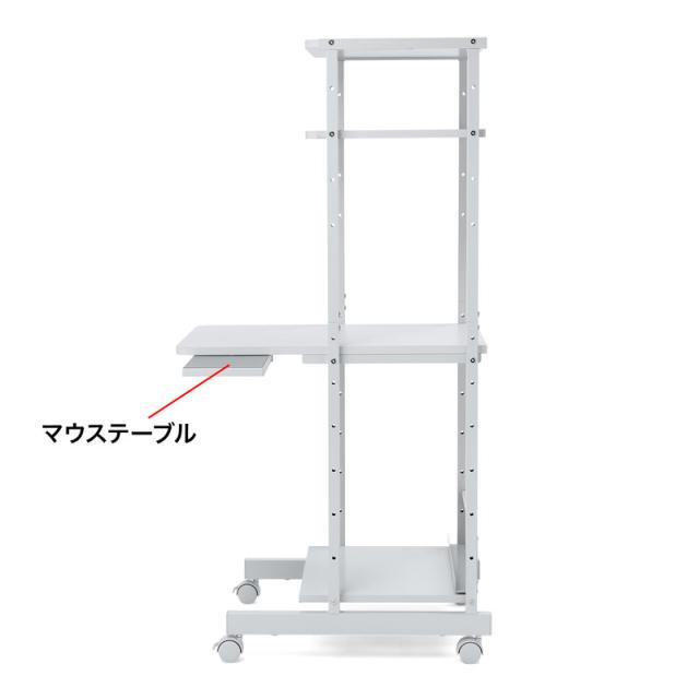 パソコンラック W500×D700×H1400mm[RAC-EC11N2]_3