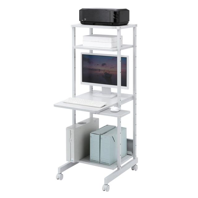 パソコンラック コンパクト 幅50cm 奥行70cm 高さ140cm マウステーブル付き Rac Ec11n の通販はau Pay マーケット サンワダイレクト