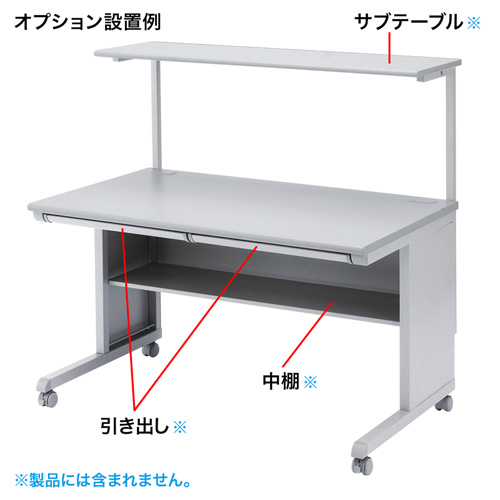 オフィスデスク 幅120cm SOHOデスク オプションで機能拡張 [SH-FD1270]_8