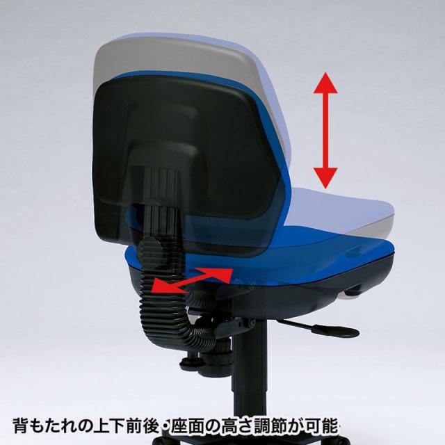 オフィスチェア ブルー[SNC-T145KBL]_1