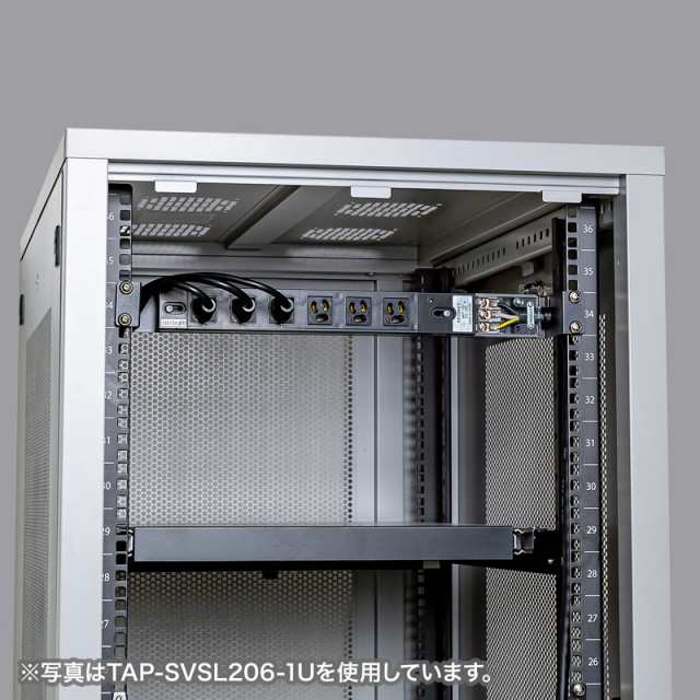 サーバーラック用コンセントバー1U 15A[TAP-SVSL156-1U] agesugi_skaの通販は