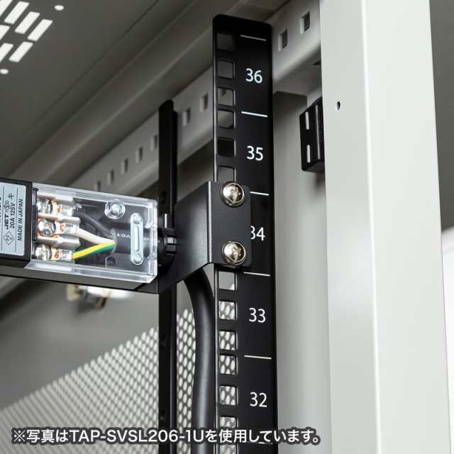 サーバーラック用コンセントバー1U 15A[TAP-SVSL156-1U] agesugi_skaの通販は
