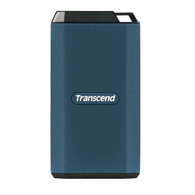 Transcend ポータブルSSD 1TB 最大2000MB/s 小型 耐衝撃 IPX5防水 Type-C / USB A 外付け USB20Gbps iPhone15対応 ネイビー[TS1TESD410C]_1