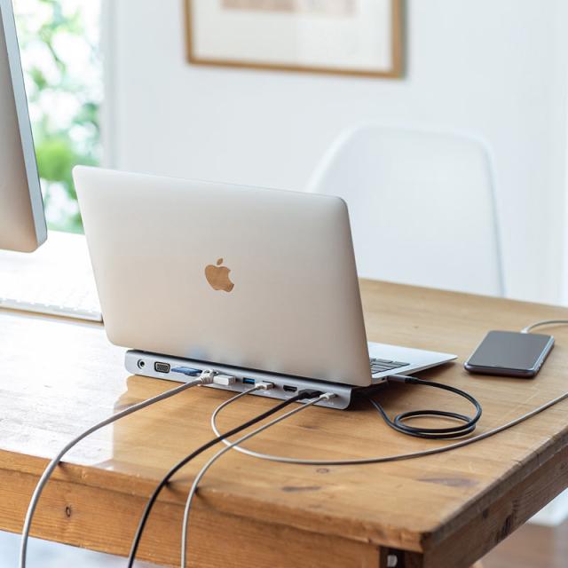 USB Type-C ドッキングステーション HDMI/VGA対応[USB-CVDK8] の