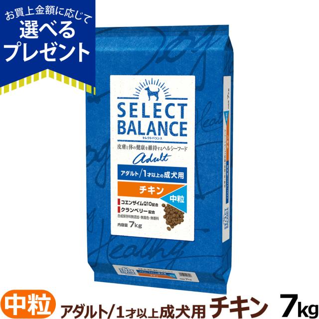 【沖縄以外送料無料】セレクトバランス アダルト チキン 中粒 7kg