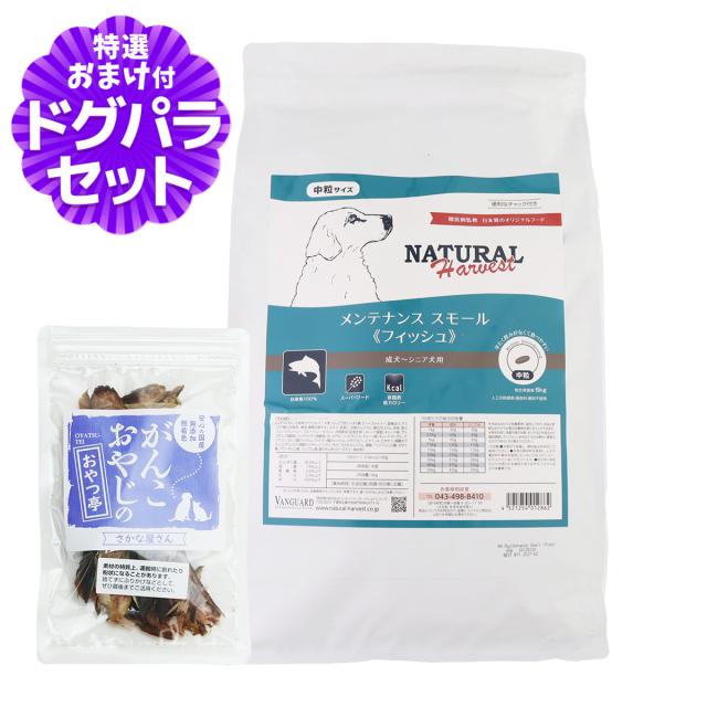 【順次パッケージ変更】【沖縄以外送料無料】ナチュラルハーベスト メンテナンススモール フィッシュ 6kg＋国産無添加さかなのおやつ