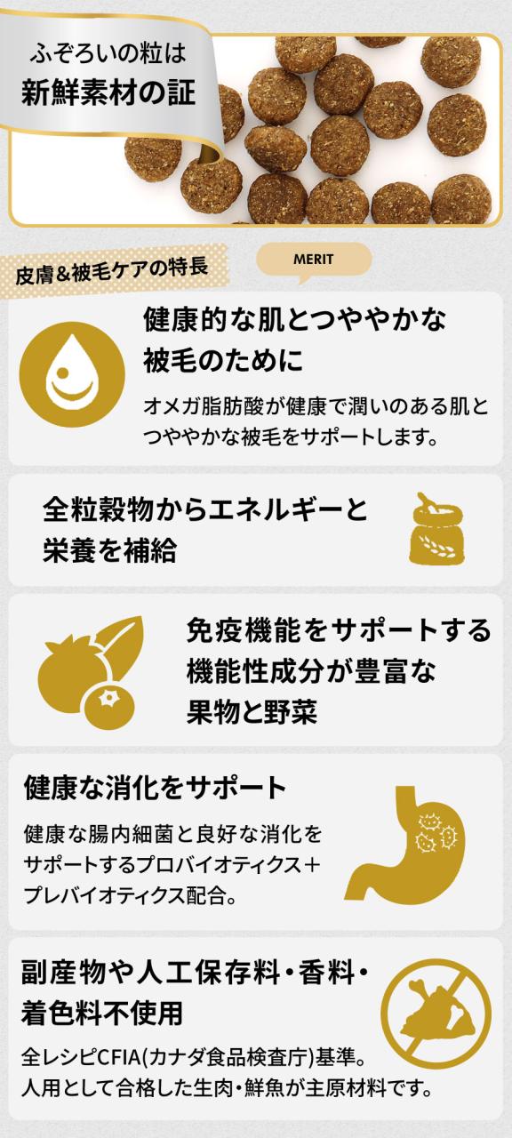 【沖縄以外送料無料】GO! ゴー ソリューションズ 皮膚+被毛ケア 9.98kg+国産たじま鶏ジャーキー40g 犬 ドッグフード_3