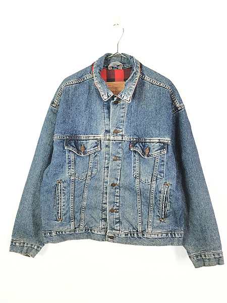 古着 90s USA製 Levi's 70417 バッファロー チェック デニム ...