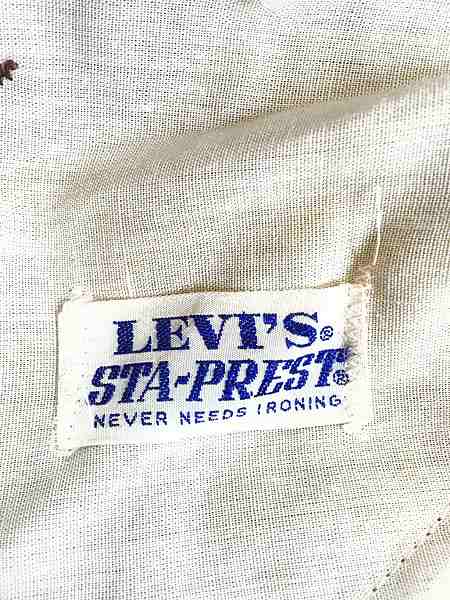 古着 70s Levi's 646 「Big E」 STA-PREST カツラギ フレア スタプレ