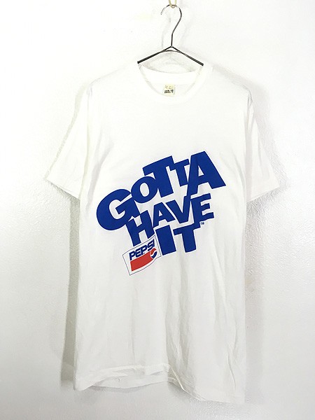 古着 80s USA製 PEPSI ペプシ 「GOTTA HAVE IT」 コーラ ドリンク 企業