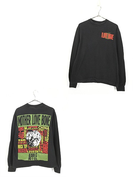 古着 90s USA製 Mother Love Bone グランジ ロック バンド 長袖 T 