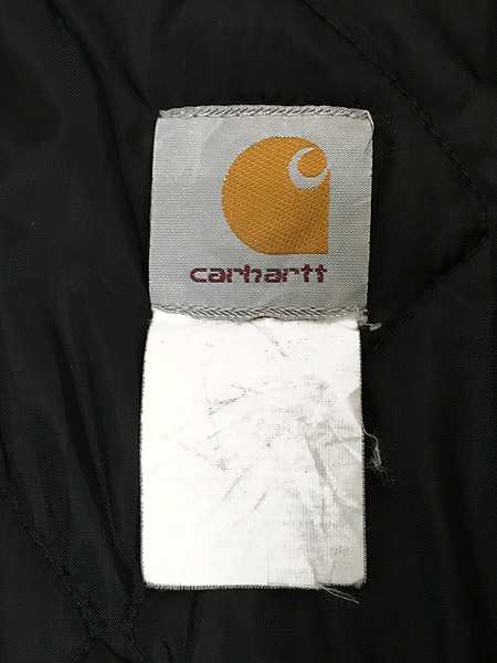 古着 90s Carhartt ブラウン ダック パデット トラディショナル コート XL位 古着