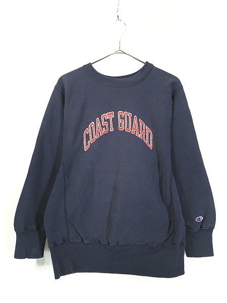 古着 80s USA製 Champion Reverse Weave 「COAST GUARD」 ミリタリー