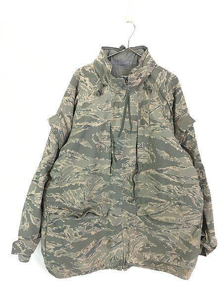 古着 00s 米軍 USAF タイガー ストライプ カモ 迷彩 Gen3 GORE-TEX ゴア パーカー APECS XL-Lの通販は