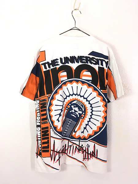 古着 Illinois Fighting Illini ファイティング イリノイ カレッジ アメフト オールオーバー Tシャツ M 古着の通販はau  PAY マーケット 古着屋ドラセナ au PAY マーケット－通販サイト