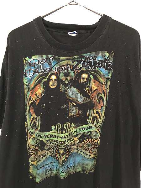 古着 00s Ozzy Osbourne & Rob Zombie 「The Merry Mayhem Tour