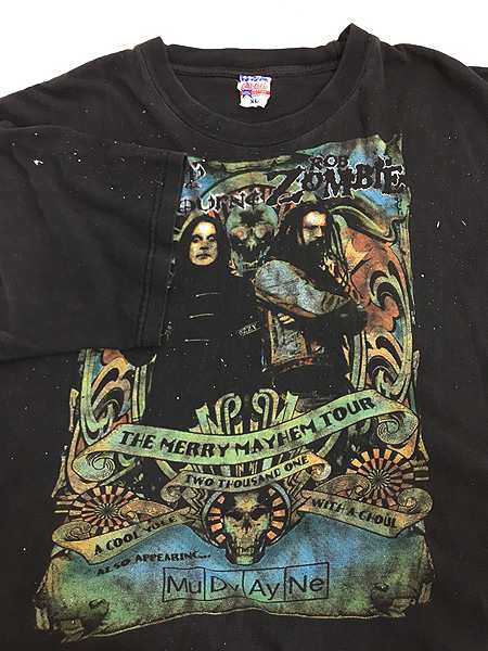 古着 00s Ozzy Osbourne & Rob Zombie 「The Merry Mayhem Tour