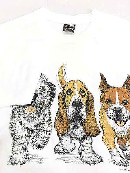 90s ビンテージ 犬 ポインター Tシャツ 動物