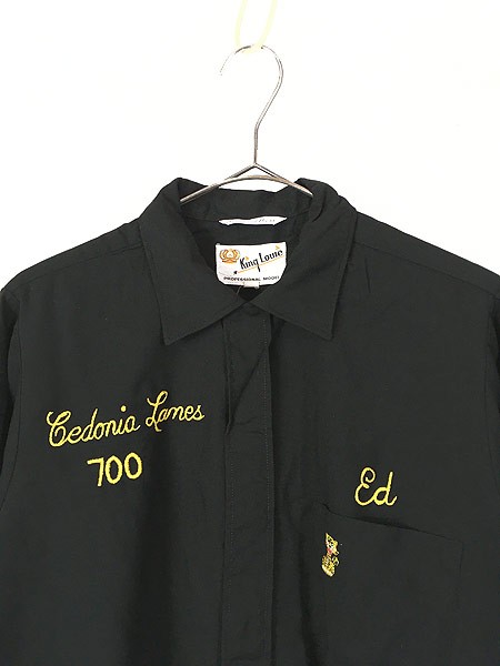 m*0様 【東洋】King Louie 50s 復刻 ボーリングシャツ S 開襟 50's 復刻 レーヨンボーリングシャツ 東洋×King Louie sizeM
