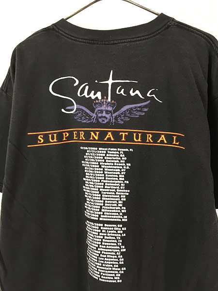 古着 00s Santana 「Supernatural」 ツアー ギター ラテン ロック